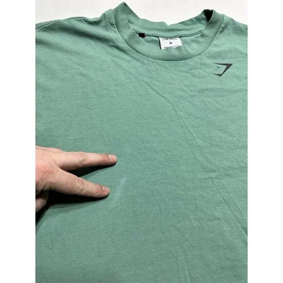 Gymshark Essential Long Sleeve Shirt Medium Men’s Medium Oversized Fit READ FLAW - Picture 3 of 12